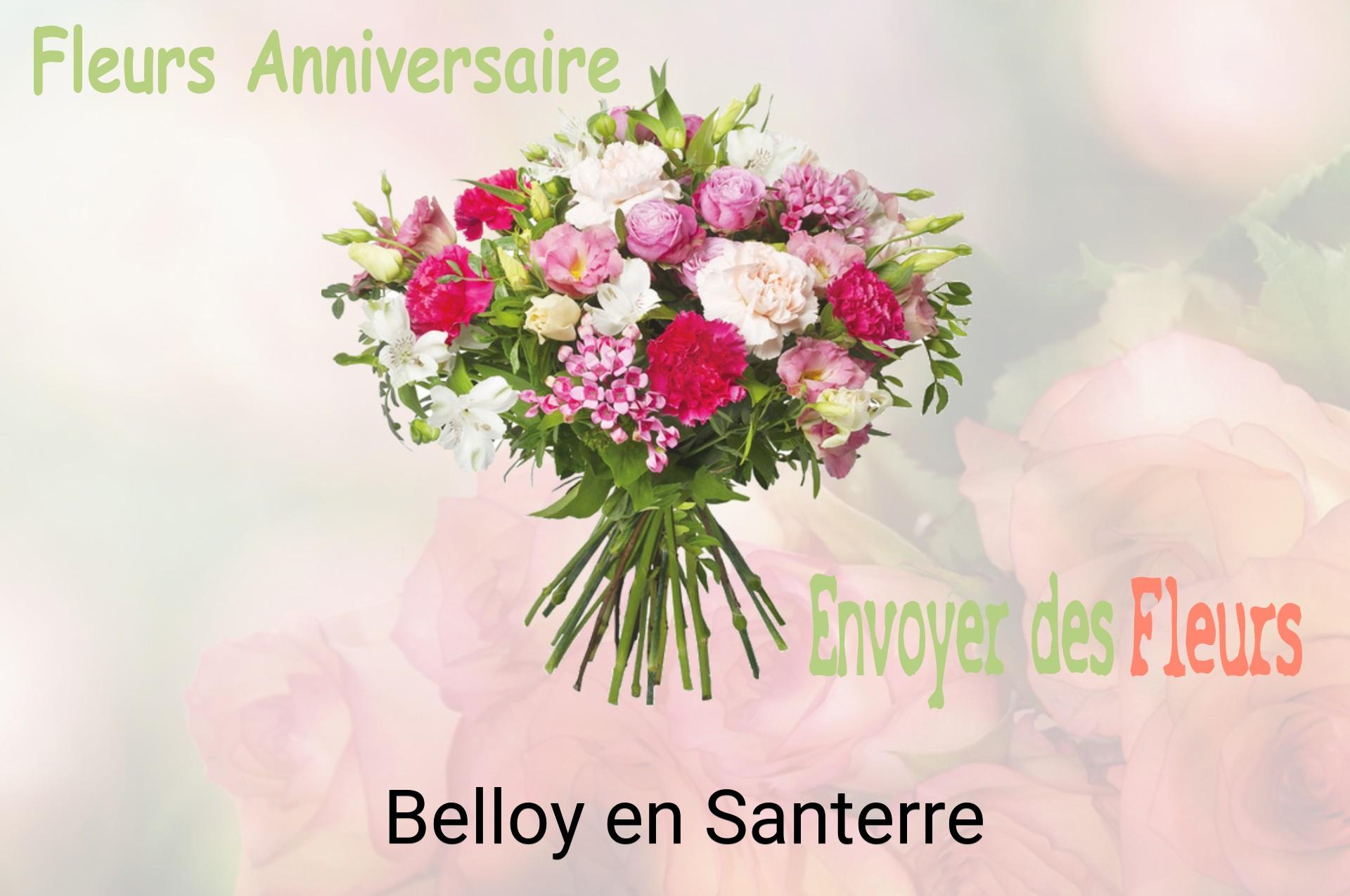 Bouquet de fleurs d’anniversaire livré à Belloy-en-Santerre